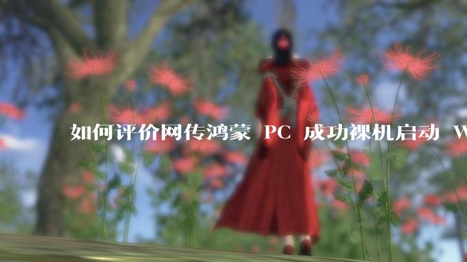 如何评价网传鸿蒙 PC 成功裸机启动 Windows ARM？