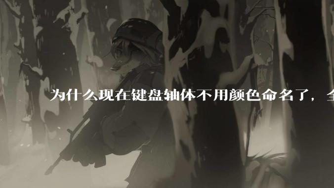 为什么现在键盘轴体不用颜色命名了，全是些莫名其妙的名字，看不懂到底是什么？