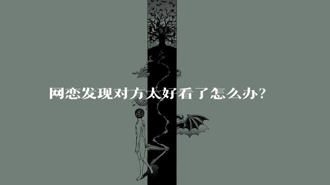 网恋发现对方太好看了怎么办？