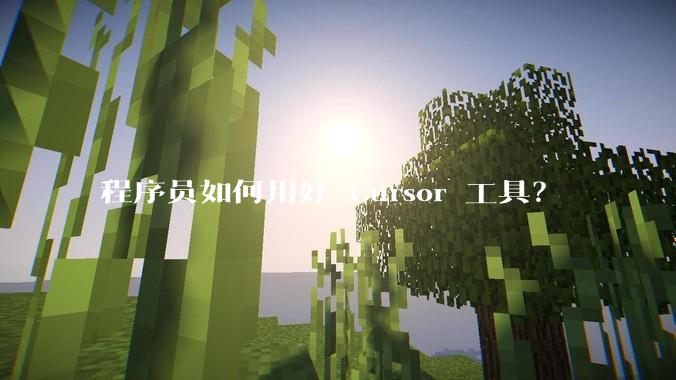 程序员如何用好 Cursor 工具？